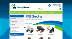 Desktop Screenshot of galaxyskates.com