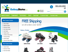 Tablet Screenshot of galaxyskates.com
